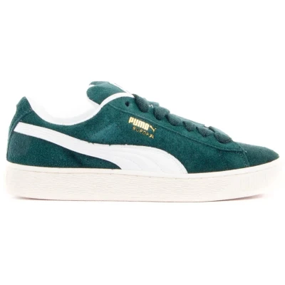Afbeelding van Puma Suede Xl Hairy sneakers voor heren, groen/beige, Groen, 39 EU