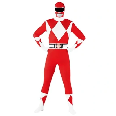Afbeelding van Morphsuits Mlprrl Originele Power Rangers voor een lengte van 165 180 cm Rood Maat L