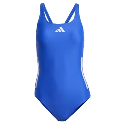 Afbeelding van adidas Performance Stripes Cback Badpak Semi lucid blue violet tone, Dames, Maat: 32, tone