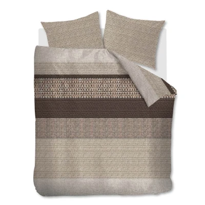 Afbeelding van Beddinghouse Mathis dekbedovertrek 2 persoons (200x200/220 cm + slopen) Zand