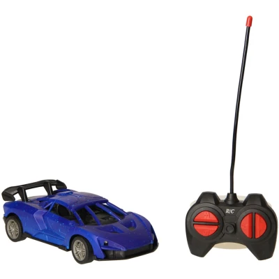 Afbeelding van RC Racewagen Blauw/Zwart Bestuurbare Auto