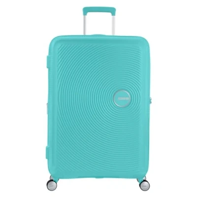 Image de American Tourister Soundbox Spinner L Erweiterbar Koffer, 77 cm, 97/97/110 L, Blau (Poolside Blue)