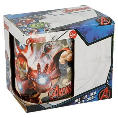 Afbeelding van Mok The Avengers Infinity Wit Keramisch Rood (350 ml)