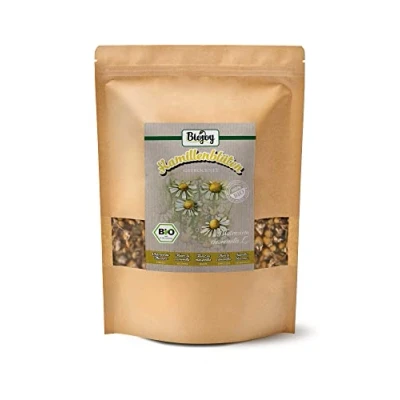 Afbeelding van Biojoy Biologische kamillebloemen (250 g), gedroogd en heel, ideaal voor kruidenthee (Matricaria chamomilla L.)