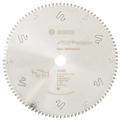 Afbeelding van Bosch 2608642099 Top Precision Best Cirkelzaagblad 305 x 30 96T Universeel
