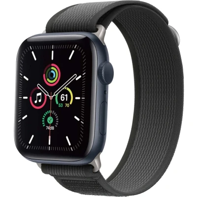 Afbeelding van imoshion Nylon Trail bandje voor de Apple Watch Series 1 t/m 9 / SE (38/40/41 mm) 10 (42 Zwart