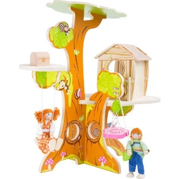 Afbeelding van Boomhut met buigzame poppen