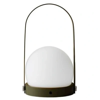Afbeelding van Audo Copenhagen Carrie tafellamp LED oplaadbaar Olive