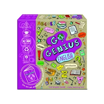 Afbeelding van Go Genius Engels: educatief bordspel ondersteunt het leren van stappen 1 en 2, geschikt voor kinderen vanaf 7 jaar