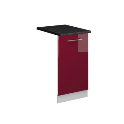 Afbeelding van Vicco Fame Line Panneau de lave vaisselle Bordeaux brillant, 45 cm, AP Anthracite