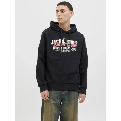 Afbeelding van Jack &amp; Jones Logo Hoodie Heren Maat S