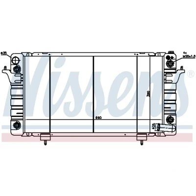 Afbeelding van Nissens Radiateur 64029