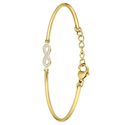 Afbeelding van Lucardi Unendliches Armband goldcoloured, Dames, Maat: One Size, Gold coloured