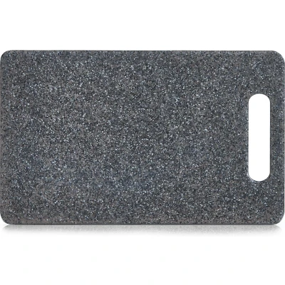 Afbeelding van Zeller snijplank antraciet kunststof rechthoek 25 cm snijplanken