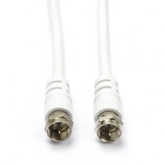 Afbeelding van F connector kabel Nedis 5 meter (Wit)