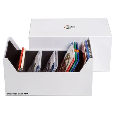 Afbeelding van Leuchtturm Leuchtturm, Opbergbox, Intercept voor PP muntensets 160x100 mm. (100 st.) Grijs afm: 185x331x160 per st.