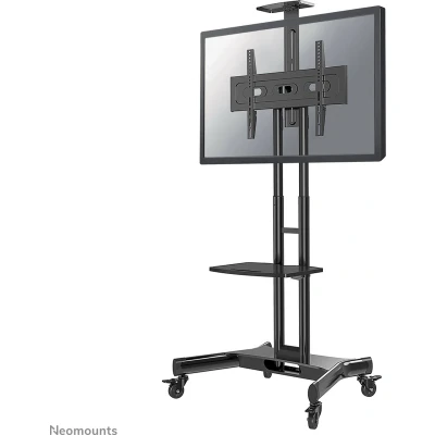 Afbeelding van Neomounts NM M1700BLACK verrijdbare TV standaard 32 75&quot; hoogteverstelling 104,2 154,2 cm manueel Incl. webcam en laptophouder zwart