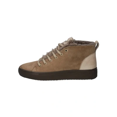Afbeelding van Blackstone Snowboots, Dames, Maat: 41, Fossil Schaapsleer