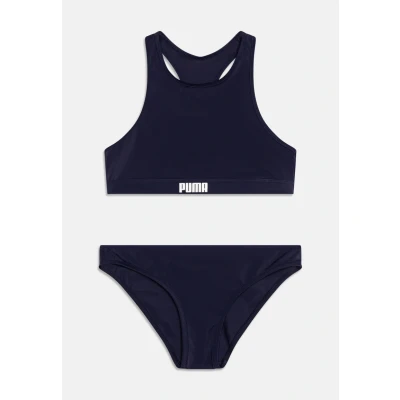 Afbeelding van Puma SWIM Girls Racerback Bikini voor kinderen, Maat: 116, Navy