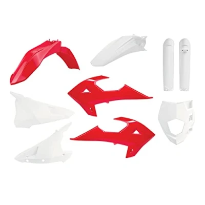 Afbeelding van Polisport Plastickit Gas EC200 EC250 EC300 2018 2020 Origineel Wit / Rood
