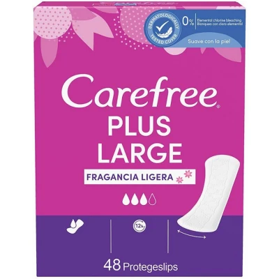 Afbeelding van Inlegkruisjes Carefree Plus Large (48 uds)