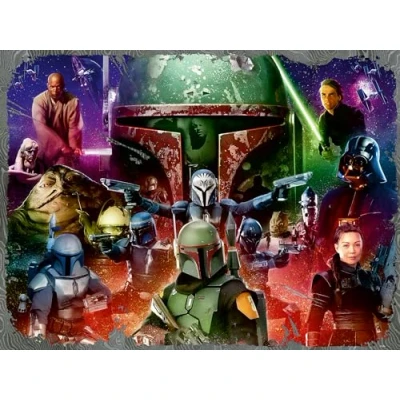 Afbeelding van Legpuzzel Star Wars Boba Fett Premiejager, 1500st.