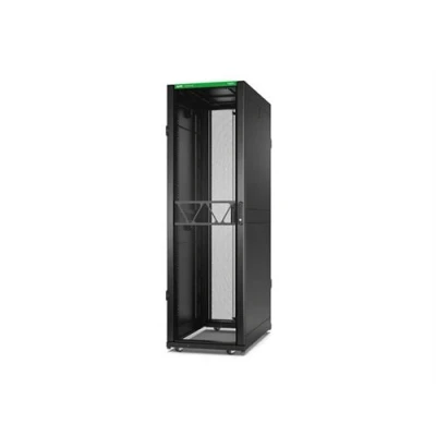 Image de APC NetShelter SX Gen 2 Rack armoire H 1991 x L 600 P 1070 mm, avec les côtés sur le sol noir 42U 19&quot; Conformité TAA