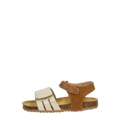 Afbeelding van Develab Sandalen voor kinderen, Maat: 23, Beige Textiel