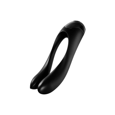 Afbeelding van Satisfyer Candy Cane Vinger Vibrator Zwart