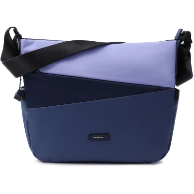 Afbeelding van Hedgren Schoudertas Nova Milky Way Large Crossover Blue Mix Blauw
