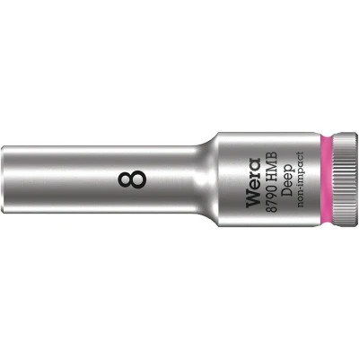 Afbeelding van Wera 05004530001 Hand en Machinedop 3/8&quot; 8 x 12,2 64mm 8790 HMB Deep