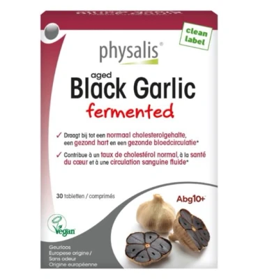 Afbeelding van Physalis Black Garlic Fermented Tabletten 30pakket