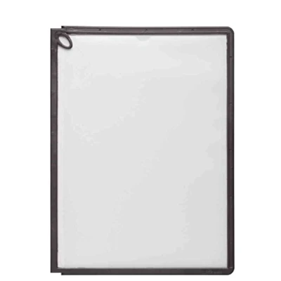 Afbeelding van Durable 560637 Sherpa Vario Panel beschermhoes van polypropyleen voor documenten, A4, met profiellijst, grafietgrijs