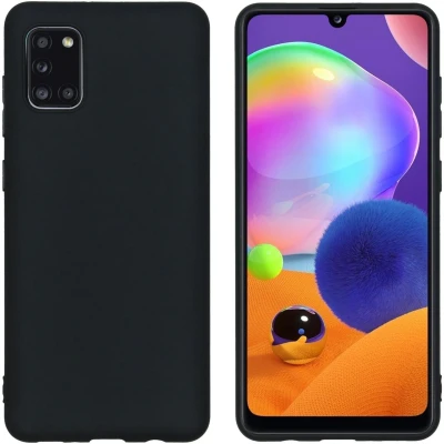 Afbeelding van imoshion Color Backcover voor de Samsung Galaxy A31 Zwart