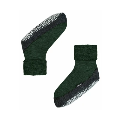 Afbeelding van Falke COSY Sokken, Maat: 37 38, Green mel