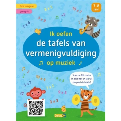 Image de Ik oefen de tafels van vermenigvuldiging op muziek (met QR code) (7 8 j.)