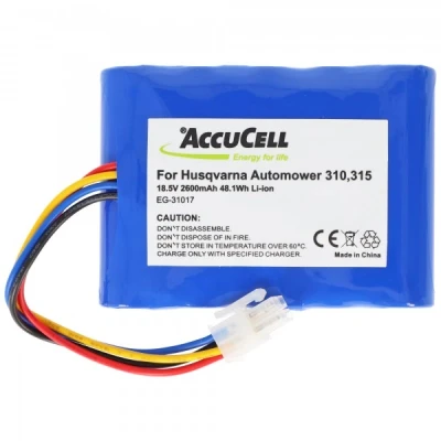 Afbeelding van Batterij geschikt voor Husqvarna Automower 310, 315, Li ionbatterij 584 85 28 01, 18.5V, 2600mAh, 48.1Wh vanaf model 2015