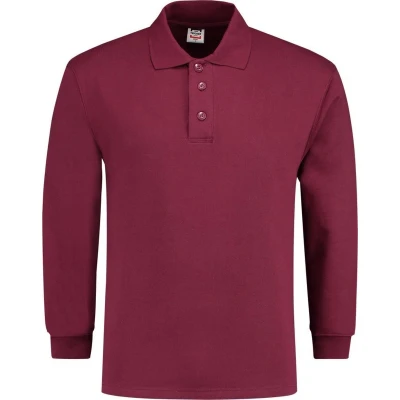 Afbeelding van Tricorp Polosweater Casual Wijnrood Maat 5XL