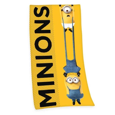 Image de Minions serviette de plage 75x150 cm Jaune