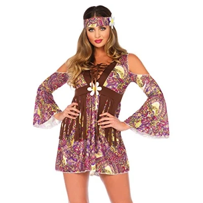 Afbeelding van LEG AVENUE Exotisch hippie kostuum voor vrouwen M/L