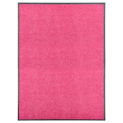 Afbeelding van Deurmat wasbaar 90x120 cm roze