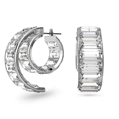 Afbeelding van Swarovski Dames Oorknop Metaal Kristal One Size 88222911