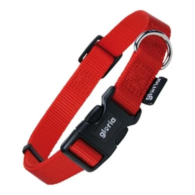 Afbeelding van Dog collar Gloria Red Size M (29 53 cm)