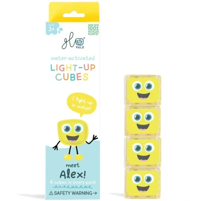 Afbeelding van Glo Pals Light Up Cubes Geel Alex