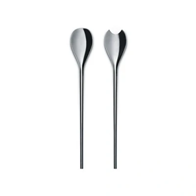 Afbeelding van Alessi Collection Humain BMGS02 saladebestek, roestvrij staal 18/10, gepolijst