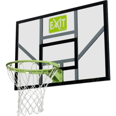 Afbeelding van EXIT Galaxy basketbalbord met ring en net groen/zwart