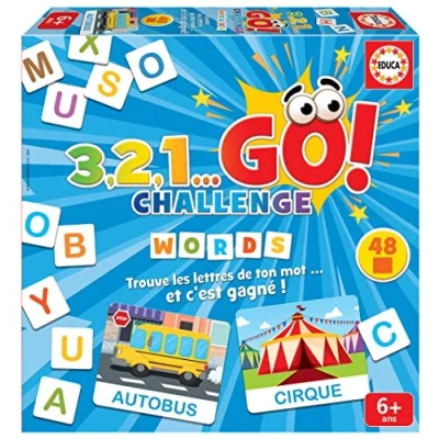 Afbeelding van Educa klassiek spel 3,2,1 Go! Uitdaging Woorden