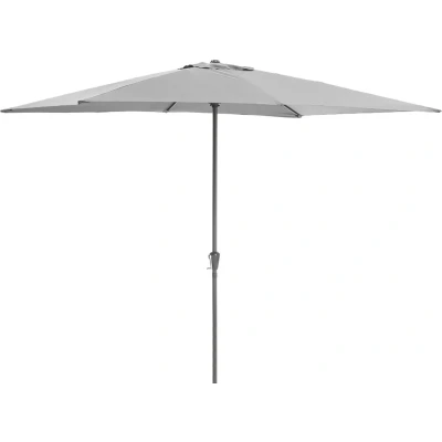Afbeelding van ACAZA Stokparasol Lichtgrijs