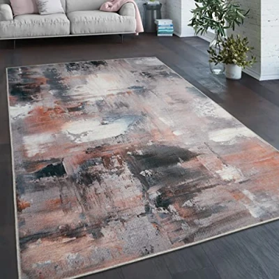 Afbeelding van Paco Home Vloerkleed Woonkamer Platweefsel Modern Patroon Abstract Vintage Wasbaar 160 cm Rund