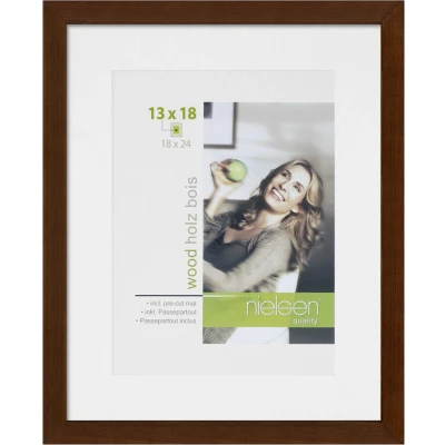 Afbeelding van Nielsen Design Fotolijst 8988044 Apollon Wenge 18x24 / 13x18 cm